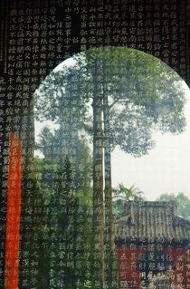 The Tang Tablet at the ancient Wu Hou Shrine by David Lyons