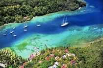 Marigot Bay, Saint Lucia by David Lyons