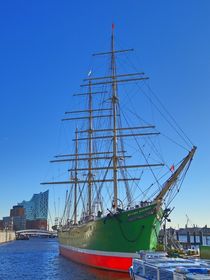 Segelschiff in Hamburg von kattobello