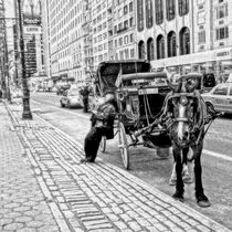 New York Coachman waiting for customers by casselfornia-art