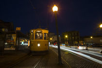 Porto Night Tram  by Rob Hawkins