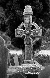 The North Cross at Ahenny. B&W by David Lyons