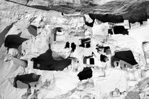 Ancient Christian cliff settlement at Cavusin. Cappadocia. B&W von David Lyons
