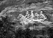Stone Mountain Generals. Atlanta, Georgia. B&W von David Lyons