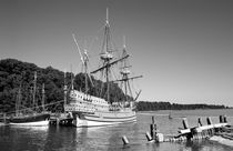 The colonial settlement of Jamestown, Virginia. B&W by David Lyons