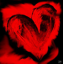 Red Heart  by wupper-art-design
