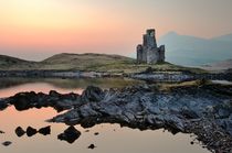 Ardvreck Castle on the shore of Loch Assynt by David Lyons