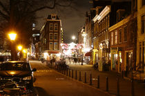Korte Leidsedwarsstraat. Amsterdam. Night life. von Galina Solonova
