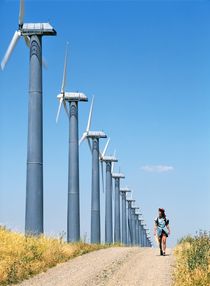 Wind farming by David Lyons