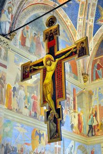 Crucifix by the Master of San Francesco in Arezzo von David Lyons
