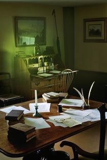 Writing desk of Moby Dick author Herman Melville by David Lyons
