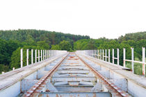 Alte deutsche Eisenbahnbrücke in Polen von Denis Sandmann