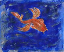 Fisch in blauem Wasser von Anke Ilona Nikoleit