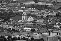 München von oben in schwarz und weiß by kattobello