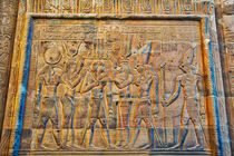 Hieroglyphics at Temple of Kom Ombo by Andy Doyle