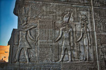 Hieroglyphics at Temple of Kom Ombo von Andy Doyle