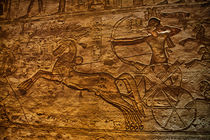 Hieroglyphics inside Abu Simbel von Andy Doyle