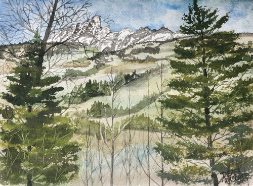 Mountain-painting-grand-teton-national-park