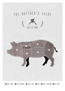 Butchers pig von Dennson Creative