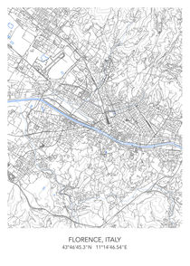 Florence map von Dennson Creative