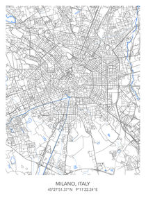 Milano map von Dennson Creative