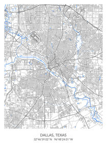 Dallas map von Dennson Creative