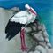 Stork-watercolor