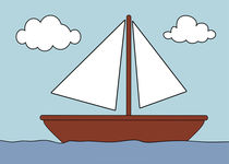 Simpsons boat picture von Dennson Creative