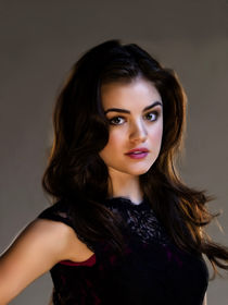 Lucy Hale oil paint by dcpicture