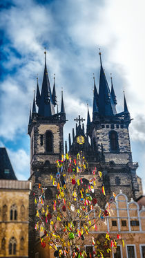 Easter on Old Town Square in Prague by Tomas Gregor