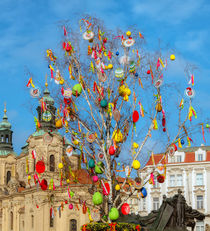 Easter tree, Prague von Tomas Gregor