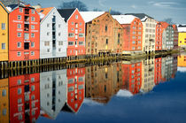 Kontorhäuser in Trondheim von Iris Heuer