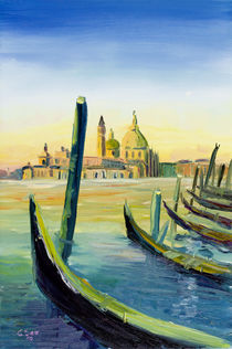 Venedig: Santa Maria della Salute, San Giorgio von Christian Seebauer
