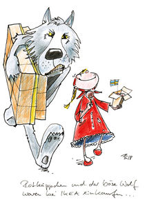 Rotkäppchen und der böse Wolf by Antje Püpke