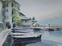 Hafen Limone, Gardasee von Matthias Kriesel