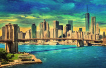 New York City Skyline by zapista