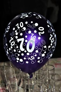 70. Geburtstags-Ballon von assy
