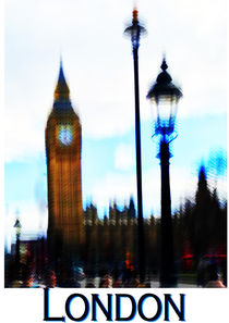 Dämmerung London Big Ben by Birgit Wagner