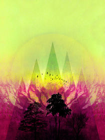TREES under MAGIC MOUNTAINS V-2c-HF by Pia Schneider