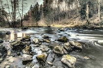 River Bode in Harz mountains. von casselfornia-art