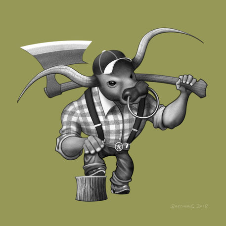 Bull-lumberjack-illustration