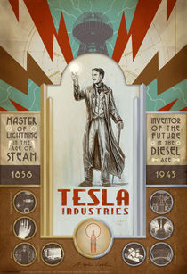 Nikola Tesla by Paul Martinez