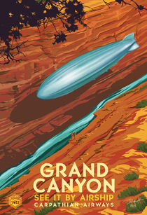 Grand Canyon by airship by Paul Martinez