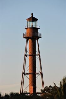 Leuchtturm Sanibel, Florida, ein Wahrzeichen der Insel von assy