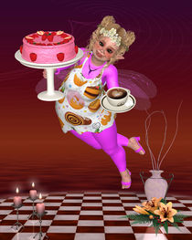 Die Pummelfee bringt Kaffee und Kuchen by Conny Dambach