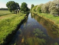 der Fluss Niers an einem Frühlingstag bei Grefrath Oedt by Frank  Kimpfel