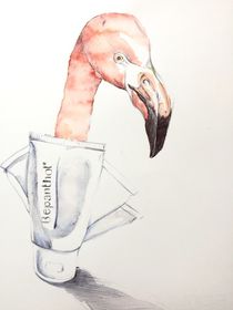 Flamingo dance by Chiara Sarto