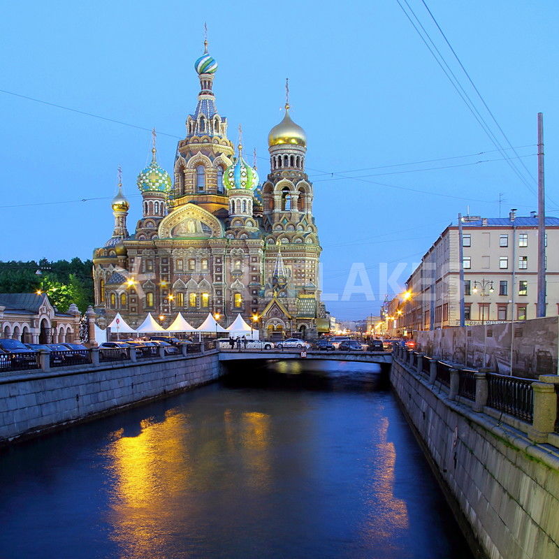 "Blutskirche St. Petersburg im Quadratformat 11