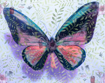 Butterfly Garden Fantasy by Rosalie Scanlon