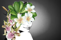 Plumeria collage von dreamyfaces